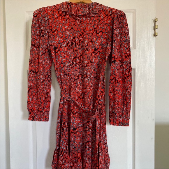 Fall Leopard Wrap Dress - Picture 8 of 12